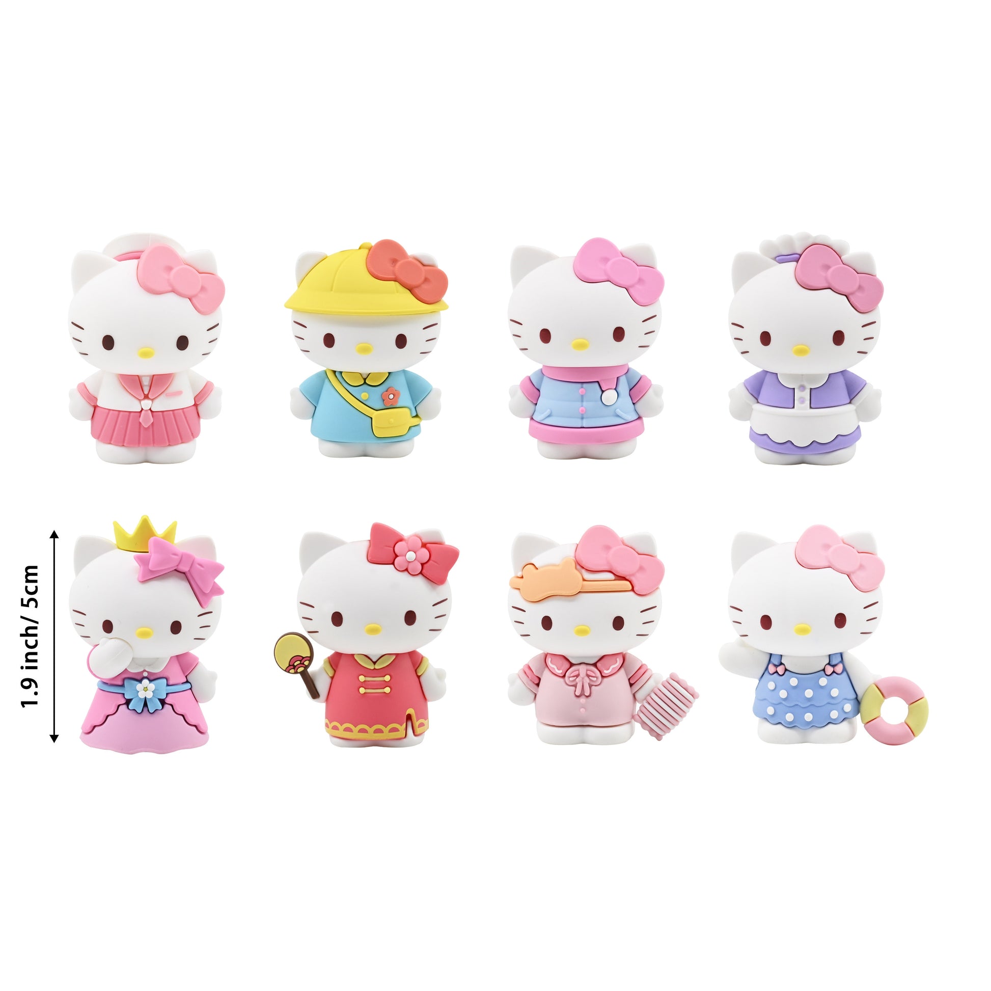 Isola dei Collezionisti - 11580 - HELLO KITTY - BLIND BOX - FIGURINE DRESS-UP SERIES - PDQ 12 PZ - MINIFIGURE 5CM - 1