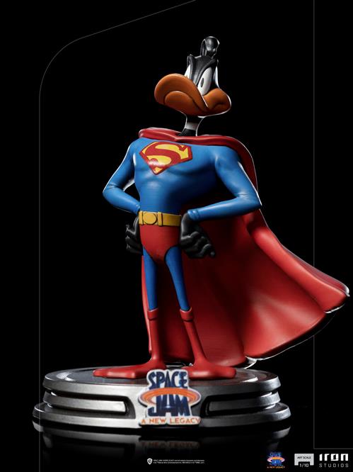 Isola dei Collezionisti - 82028 - SPACE JAM: NEW LEGENDS - DUFFY DUCK SUPERMAN - STATUA 16CM - 1