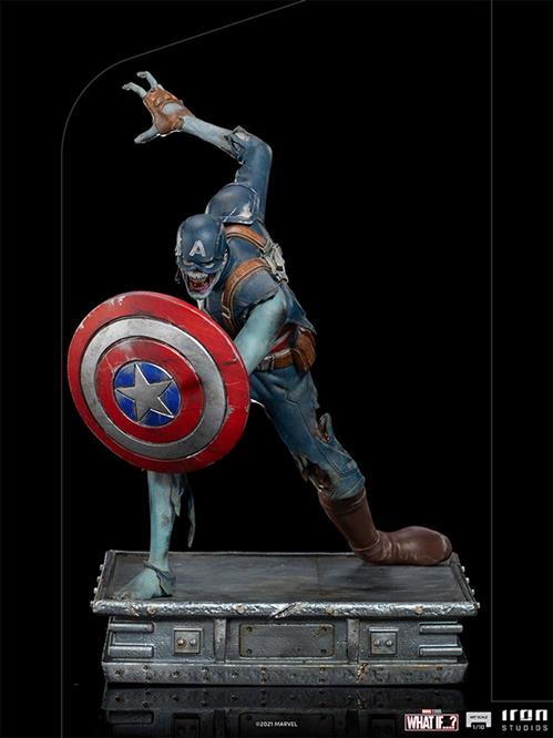 Isola dei Collezionisti - 80562 - MARVEL - WHAT IF - ZOMBIE CAPTAIN AMERICA - STATUA 22CM - 1