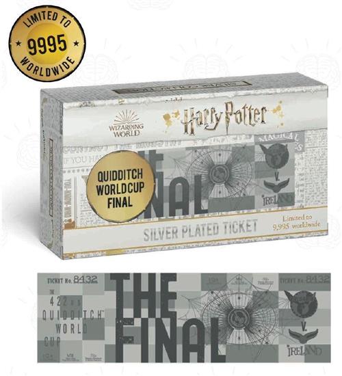 Isola dei Collezionisti - 83313 - HARRY POTTER - SILVER PLATED TICKET - QUIDDITCH WORLD CUP - 1