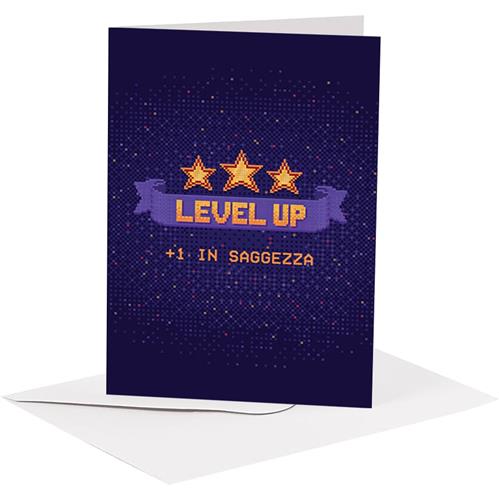 Isola dei Collezionisti - BIGLIETTO AUGURI - BA19 - GIOCO LEVEL UP - 1