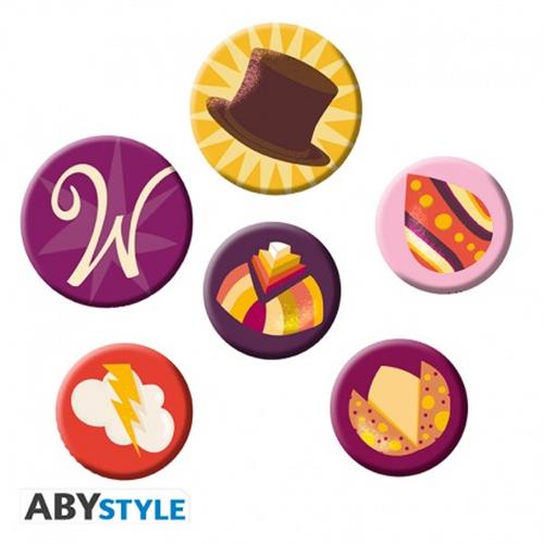 Isola dei Collezionisti - ABYACC528 - WONKA - BADGE PACK - CANDIES - 1