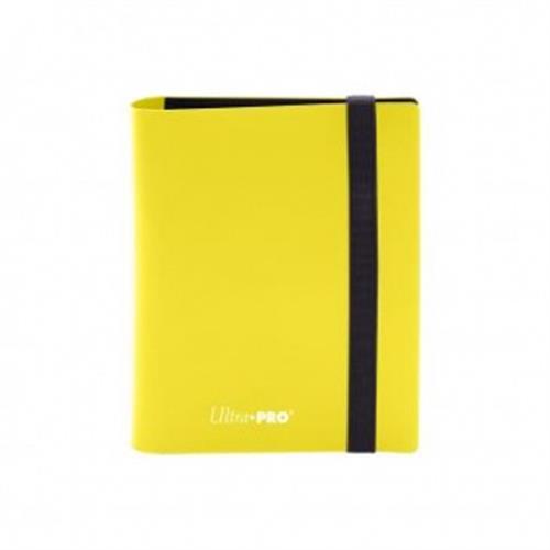 Isola dei Collezionisti - 15371 - ALBUM 2 TASCHE - PRO BINDER ECLIPSE - LEMON YELLOW - 1