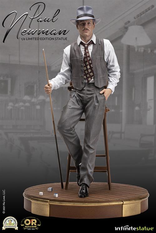 Isola dei Collezionisti - 78936 - PAUL NEWMAN OLD&RARE 1/6 RESIN STATUE - 33CM - 1