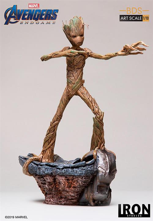 Isola dei Collezionisti - 67376 - MARVEL - AVENGERS ENDGAME - GROOT - STATUA 24CM - 1