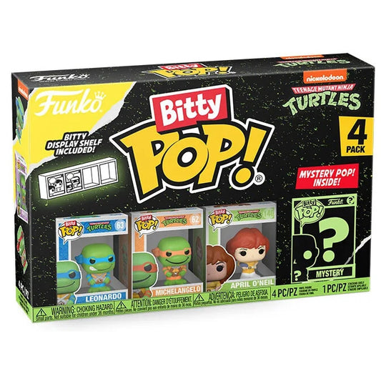 Isola dei Collezionisti - 71507 - TEENAGE MUTANT NINJA TURTLE - FUNKO BITTY POP VINYL FIGURE - LEONARDO (4PK) - 1