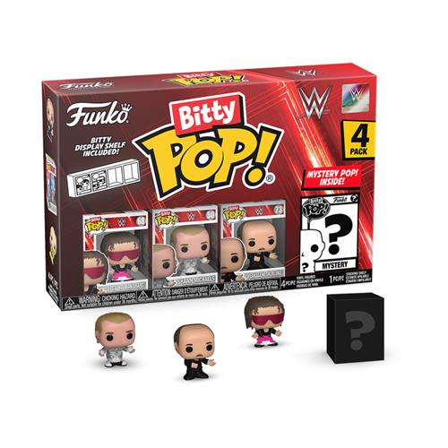 Isola dei Collezionisti - 75461 - WWE - FUNKO BITTY POP VINYL FIGURE - BRET HART (4PK) - 1