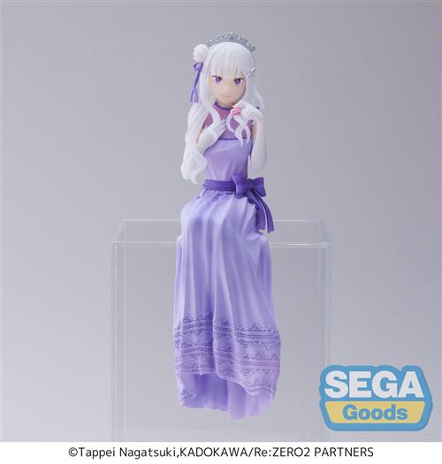 Isola dei Collezionisti - 84726 - RE:ZERO-STARTING LIFE IN ANOTHER WORLD - EMILIA DRESSED-UP PARTY PM PERCHING STATUA 14CM - 1