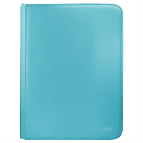 Isola dei Collezionisti - 15904 - VIVID ZIPPERED 9-POCKET PRO-BINDER - LIGHT BLUE - 1