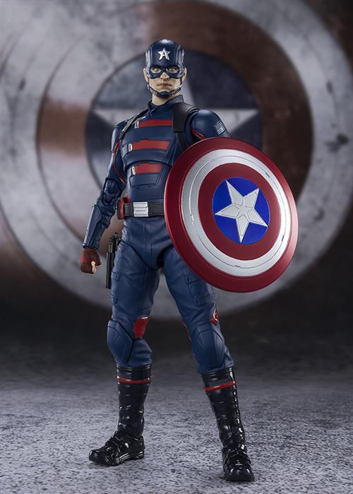 Isola dei Collezionisti - 77297 - MARVEL: THE FALCON AND THE WINTER SOLDIER - SH FIGUARTS - CAPTAIN AMERICA 17CM - 1