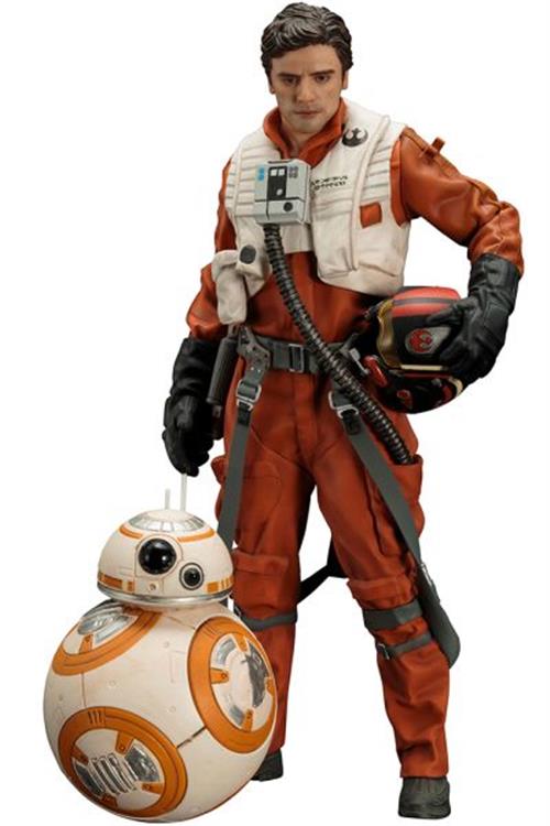 Isola dei Collezionisti - 58078 - STAR WARS EPISODE VII - POE DAMERON & BB-8 - ARTFX STATUA 23CM - 1