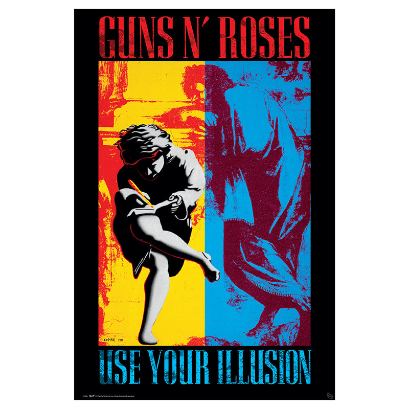 Isola dei Collezionisti - Guns N Roses  - Poster "illusion" (91.5x61) - 1