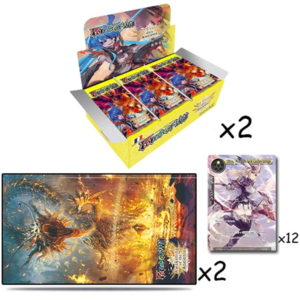 1 Kit Prerelease + 2 Box FOW V3 (2 playmat + 14 promo)