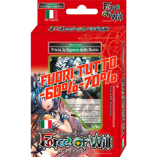 FOW Mazzo Introduttivo Force of Will Pricia, la Signora delle Bestie (Vento) FUORI TUTTO