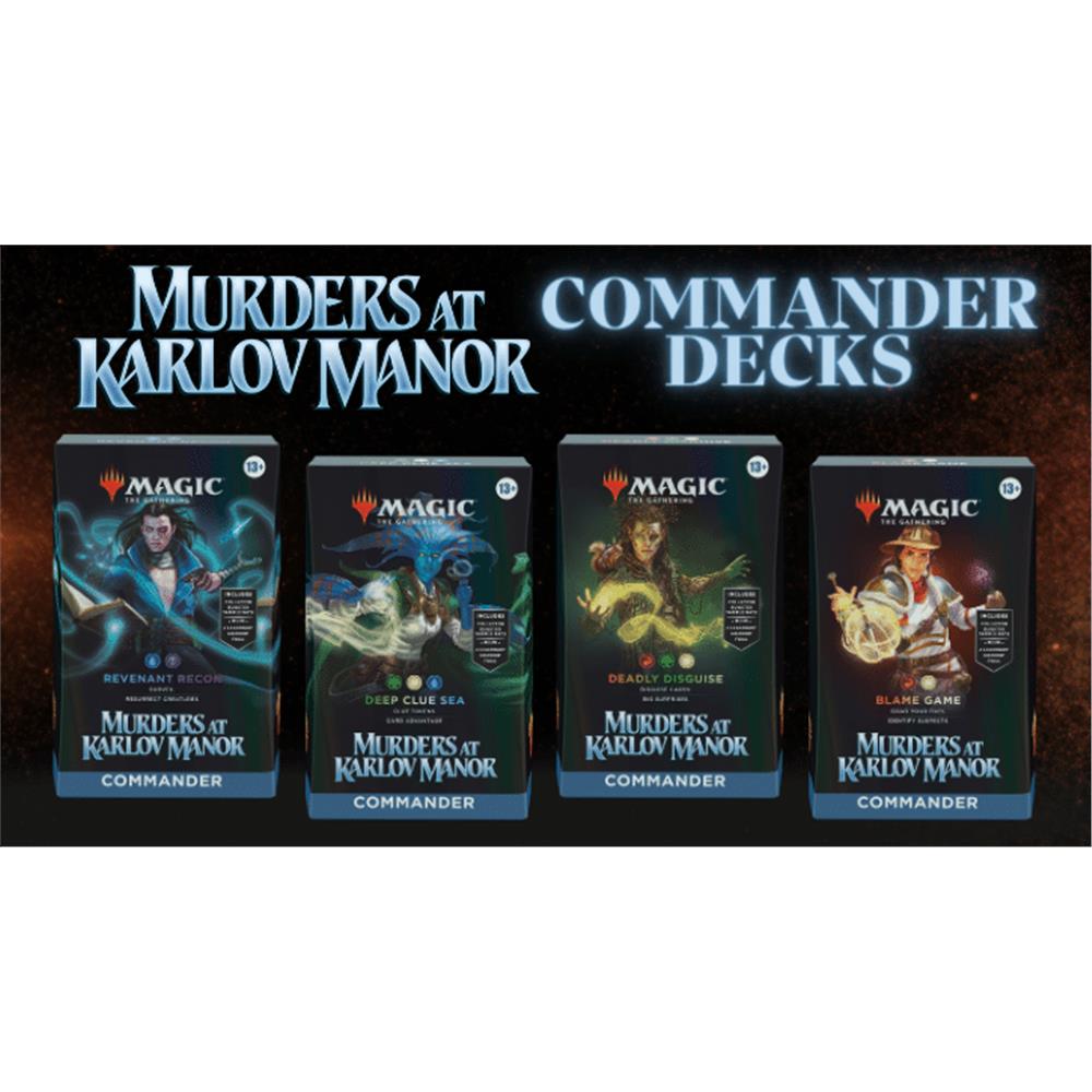 Isola dei Collezionisti - MTG - Murders at Karlov Manor Commander Deck Display (4 Decks) - ITA - 1