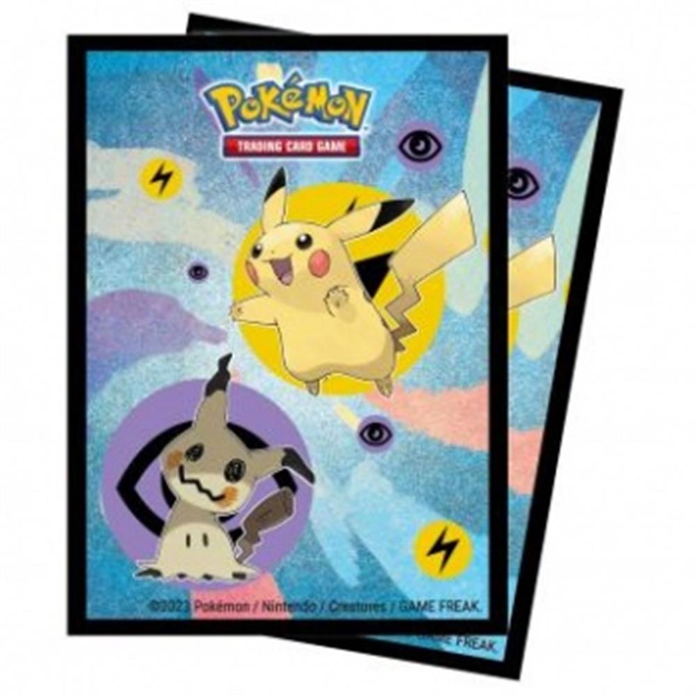 E-16110 Pikachu & Mimikyu Deck Protectors for Pokémon (65 Sleeves)