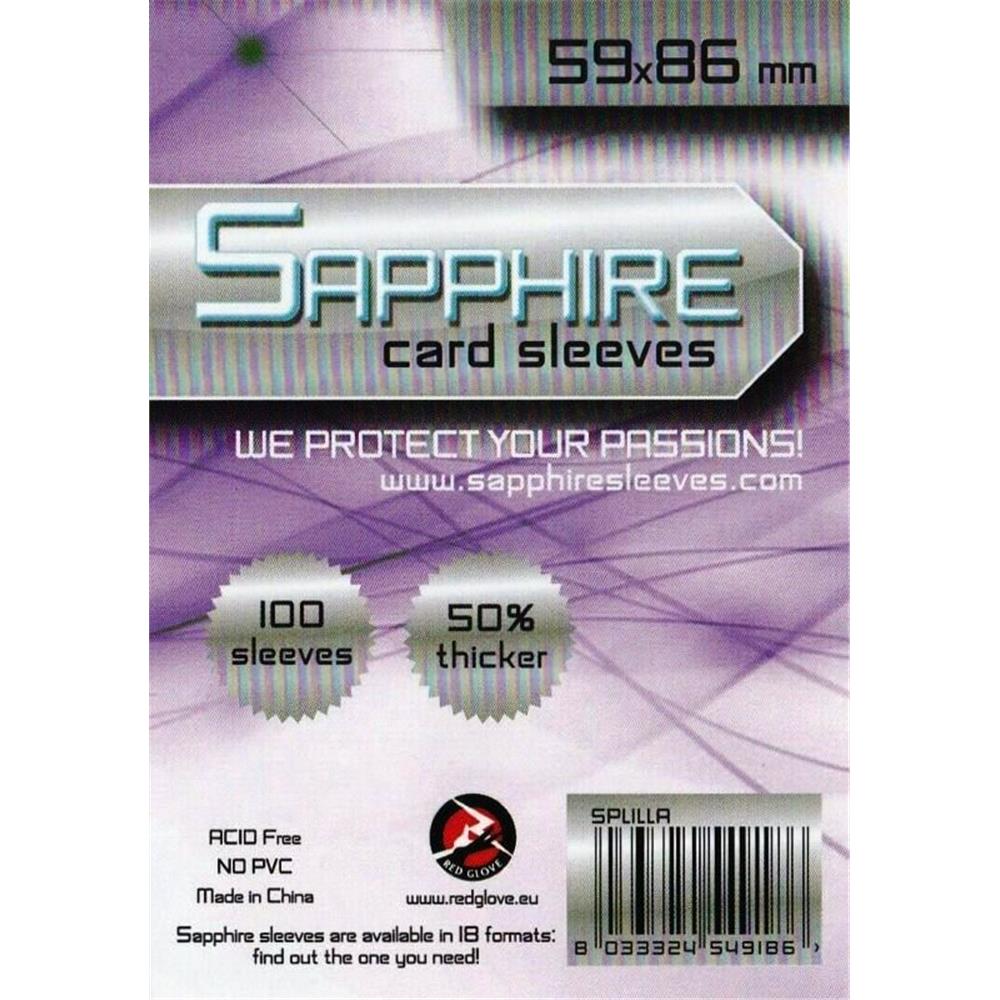 Deck Protector Sapphire Sleeves - Lilla (59x86mm)