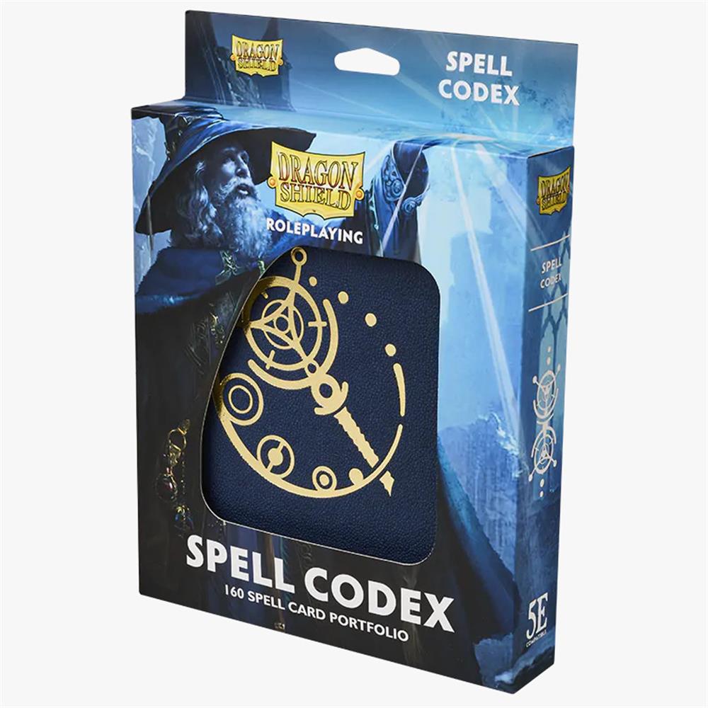 Isola dei Collezionisti - AT-50023 Dragon Shield Spell Codex - Midnight Blue - 1