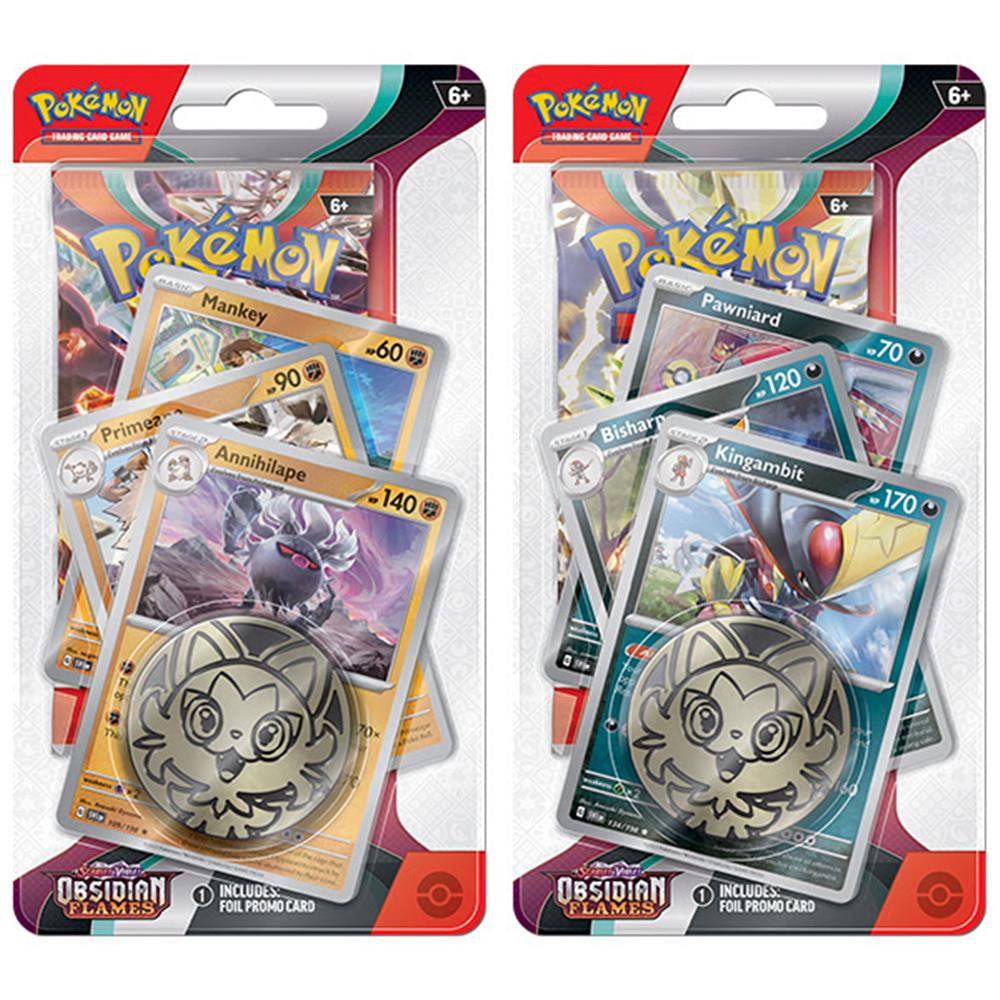 Pokemon Scarlet & Violet Obsidian Flames Premium Checklane Blister ENG