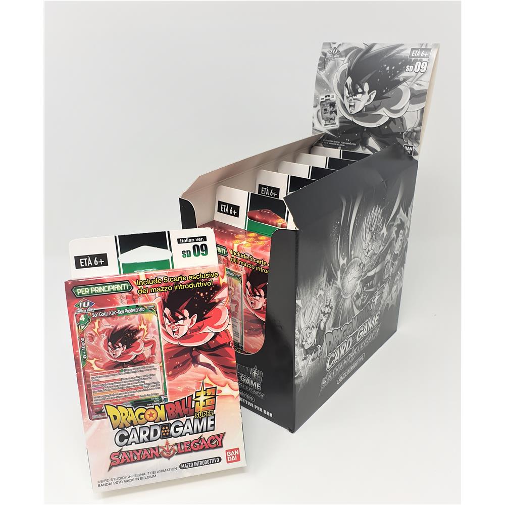 Display 6x Dragon Ball Super Starter Deck 09 Saiyan Legacy (DBS-SD09) 