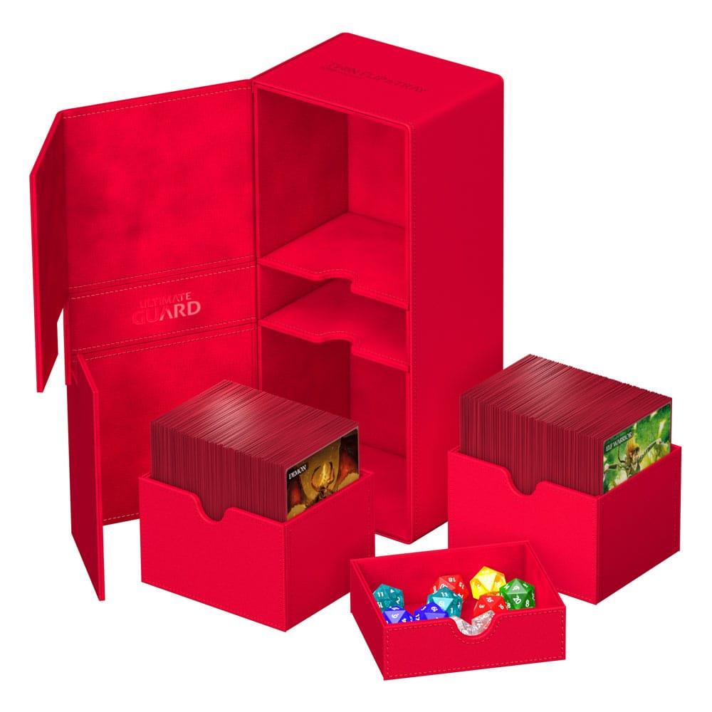 Isola dei Collezionisti - UGD011365 Ultimate Guard Twin Flip`n`Tray 266+ Xenoskin Red - 1