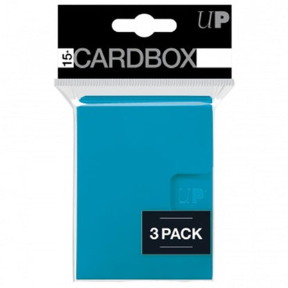 E-85542 PRO 15+ Card Box 3-pack: Light Blue