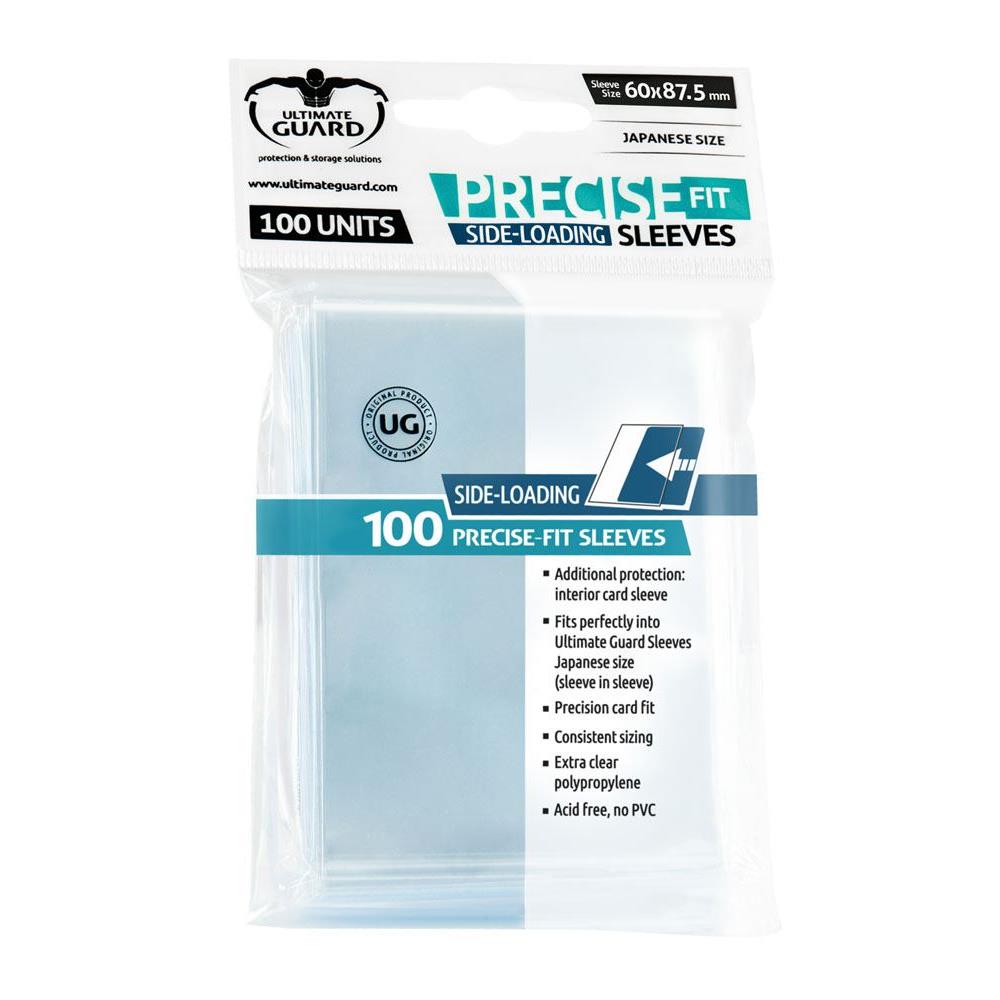 UGD010481 Ultimate Guard Precise-Fit Sleeves Side-Loading Japanese Size Transparent (100)