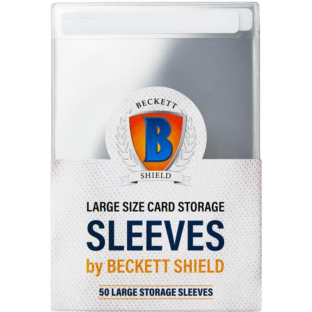 AT-90202 Beckett Shield Large Storage Sleeves (50 Sleeves)