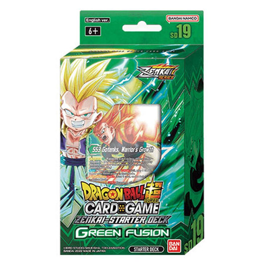 Dragon Ball Super Zenkai Series Starter Deck Green Fusion (SD19)