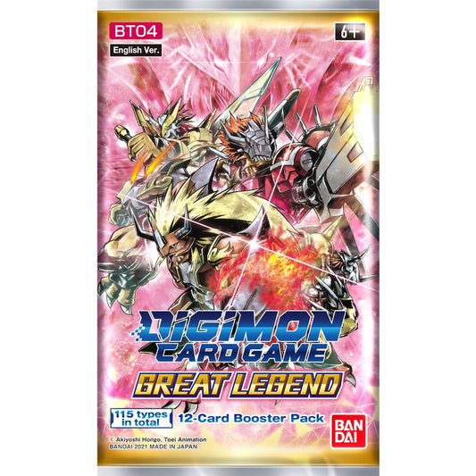 Busta Digimon Card Game BT04 Great Legend