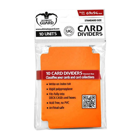 Isola dei Collezionisti - UGD010455 Ultimate Guard Card Dividers Standard Size Orange (10) - 1