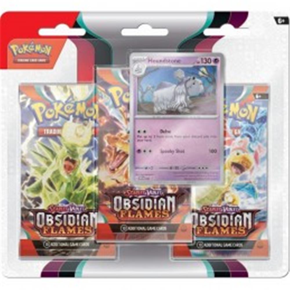 Pokemon Scarlet & Violet Obsidian Flames 3-pack Blister - ENG