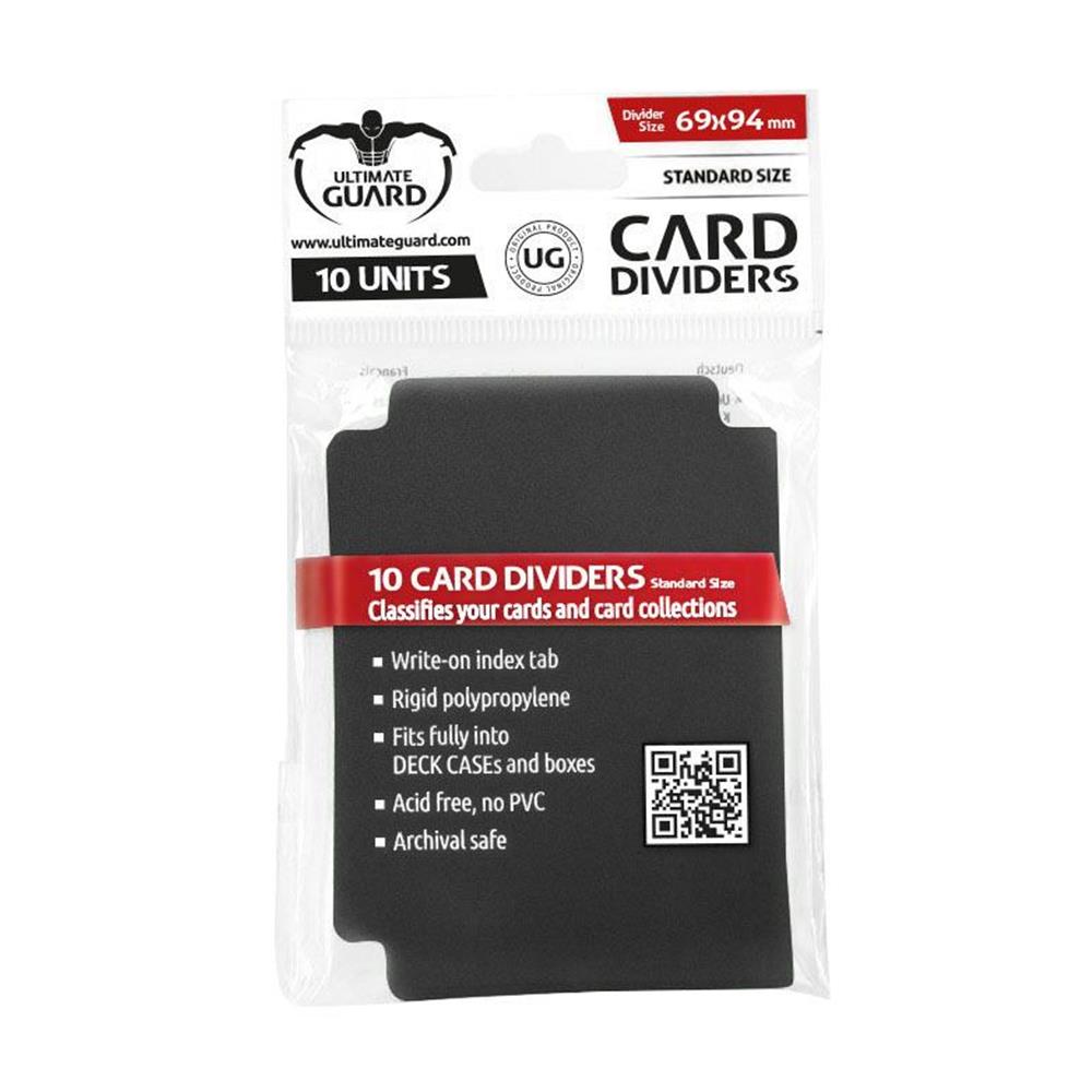 UGD010356 Ultimate Guard Card Dividers Standard Size Black (10)