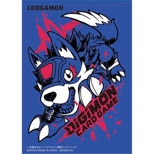 Digimon Card Game Official 2023 Deck Protectors (60 sleeves) - Loogamon