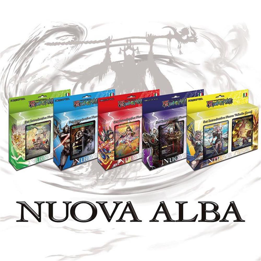 FOW 5x Mazzo Introduttivo Force of Will Nuova Alba V0