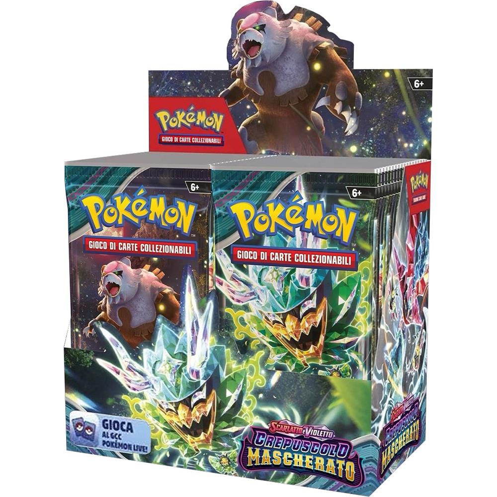 Box Pokemon Scarlatto e Violetto Crepuscolo Mascherato (36 buste)