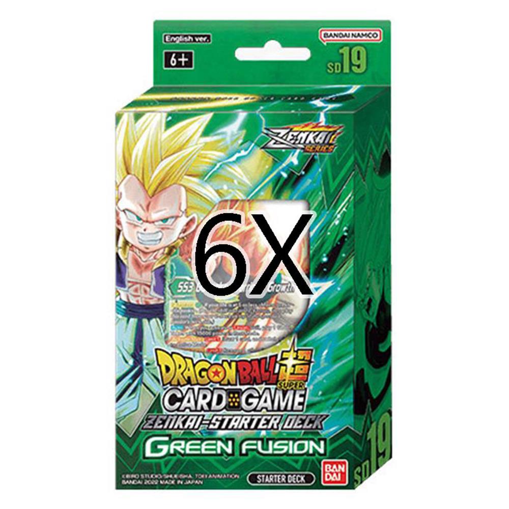 Display 6x Dragon Ball Super Zenkai Series Starter Deck 19 (SD19)