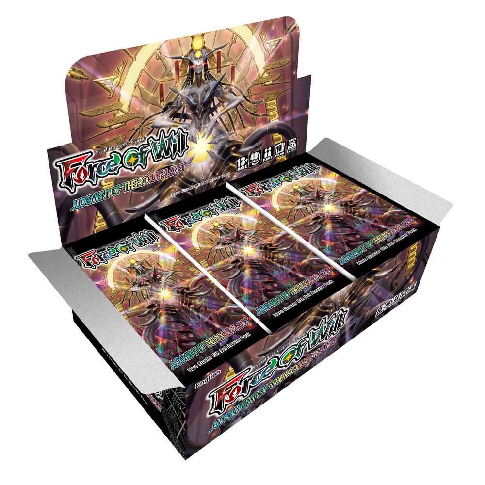 Box FoW H6 Force of Will Judgment of the Rogue Planet (36 Booster Packs) ENG