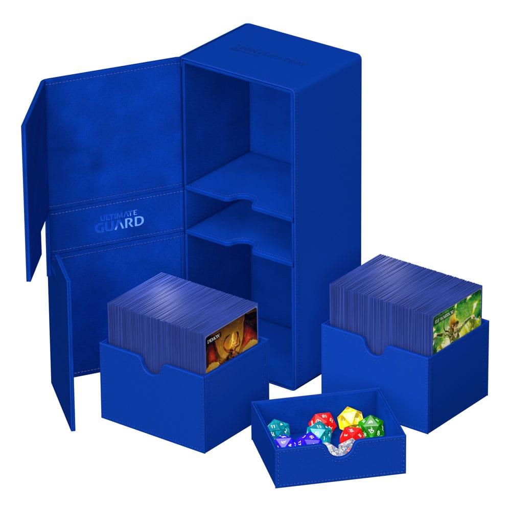 Isola dei Collezionisti - UGD011366 Ultimate Guard Twin Flip`n`Tray 266+ Xenoskin Blu - 1