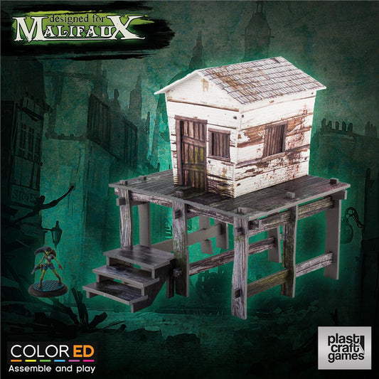 PLC:WYRMF009 Plast Craft ColorED Malifaux Terrain: Swamp Cottage