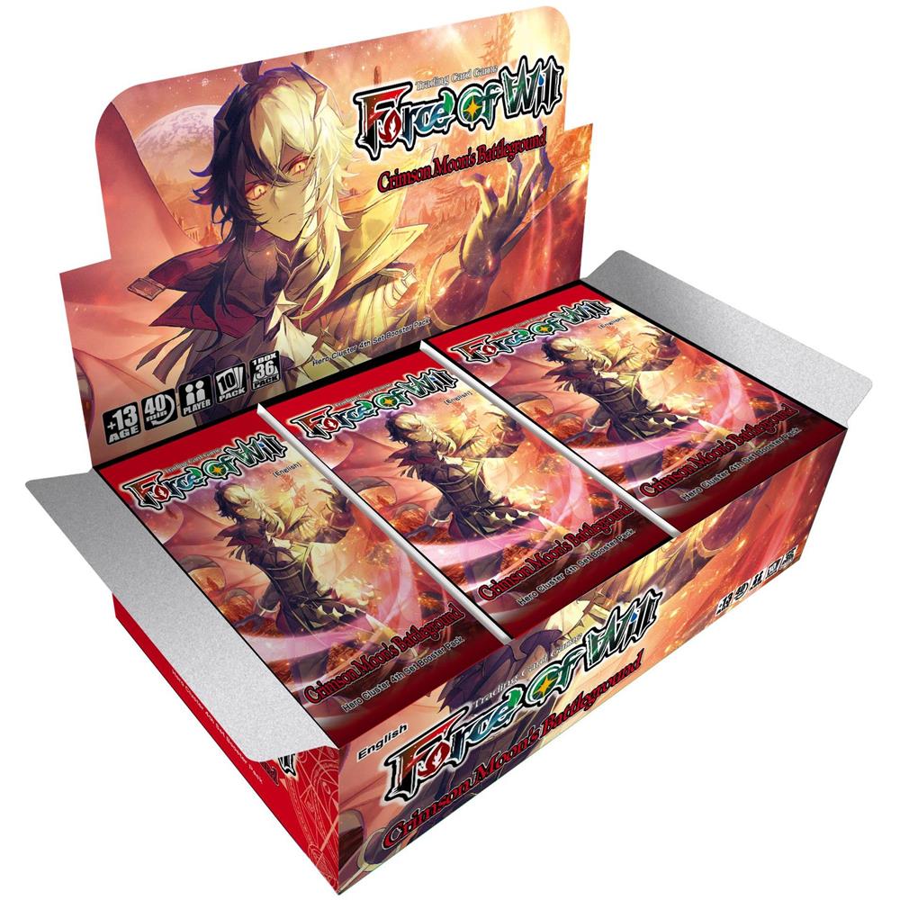 Fow H4 Force of Will Crimson Moon's Battleground Booster Box (36 Booster Packs) ENG