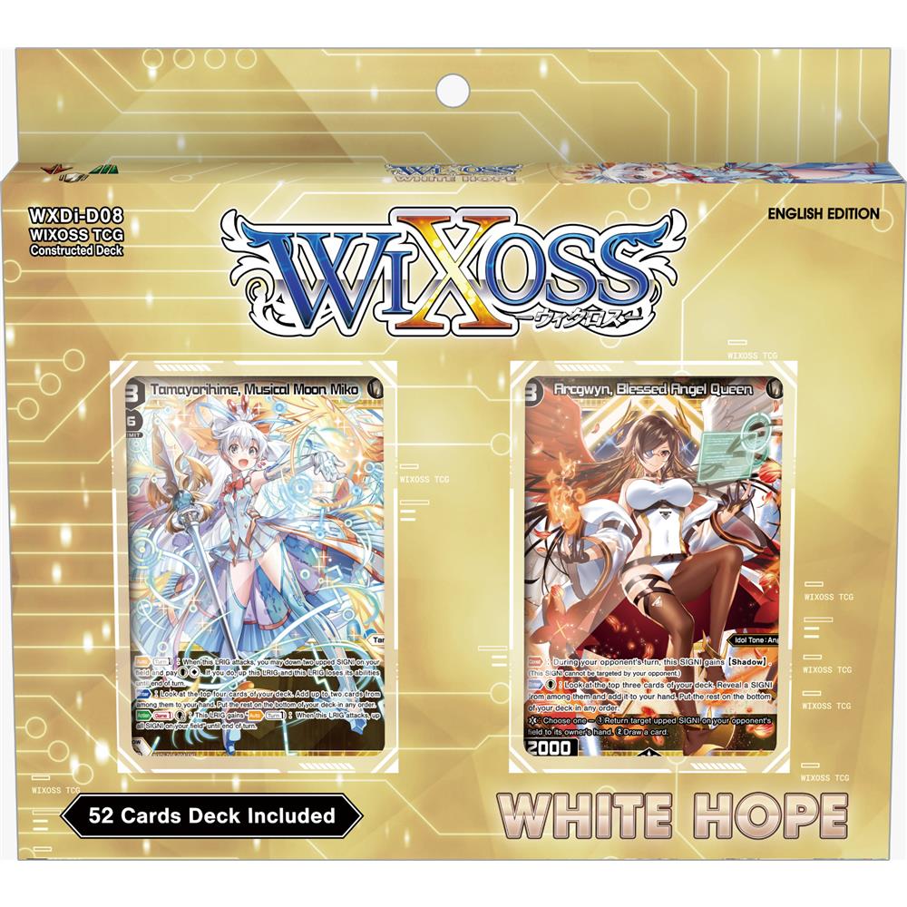 Top Diva Costructed Deck Wixoss White Hope DXM - WXDi-D08 Eng