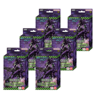 Display 6x Battle Spirits Saga Starter Deck ST-07 Evangelion Destined Assault