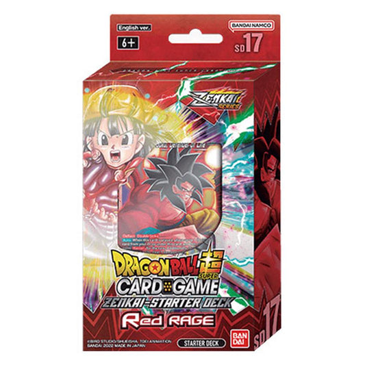 Dragon Ball Super Zenkai Series Starter Deck Red Rage (SD17)