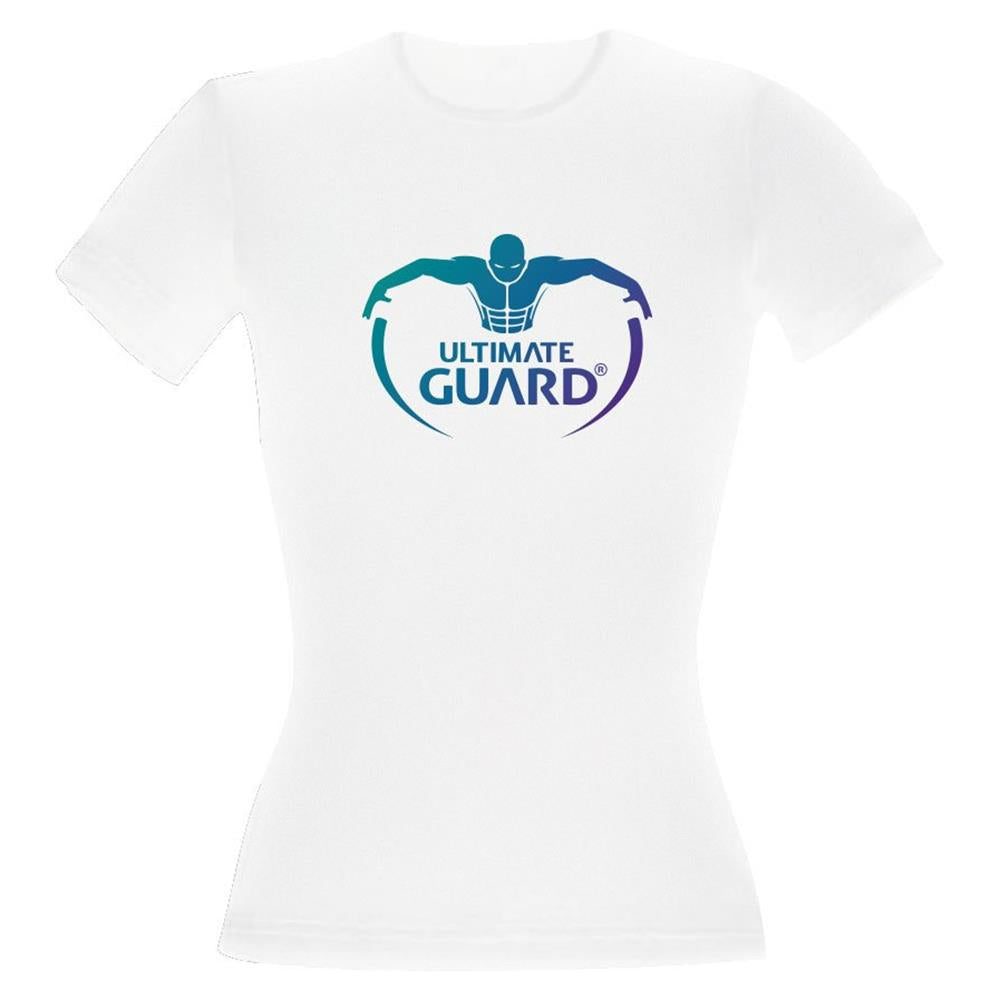 UGDP010027M Ultimate Guard Ladies T-Shirt Logo White TG-M