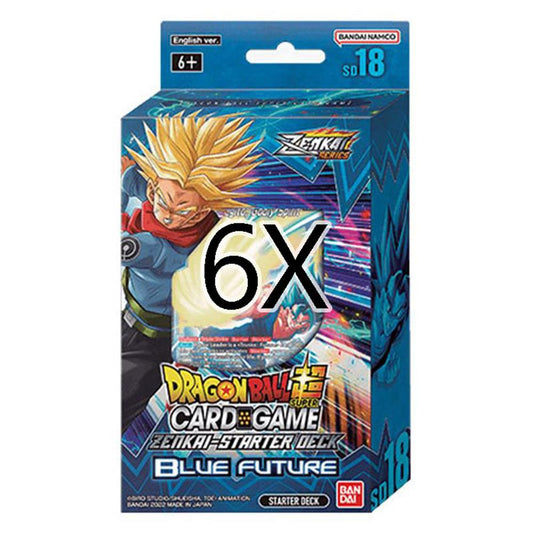 Display 6x Dragon Ball Super Zenkai Series Starter Deck 18 (SD18)