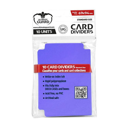 Isola dei Collezionisti - UGD010454 Ultimate Guard Card Dividers Standard Size Purple (10) - 1