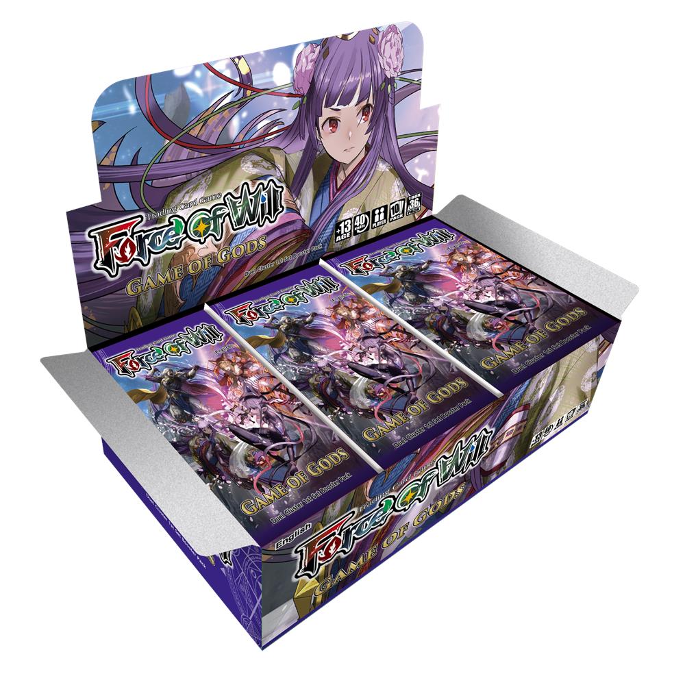 Fow D1 Force of Will Game of Gods Booster Box 36 Buste ENG