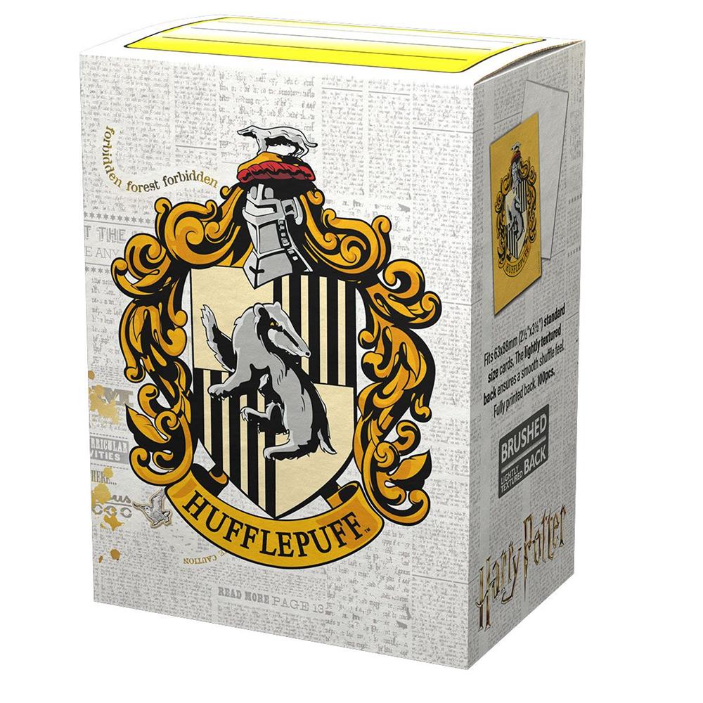 AT-16027 Dragon Shield Matte Art Sleeves - WizardingWorld - Hufflepuff (100 Sleeves) Harry Potter