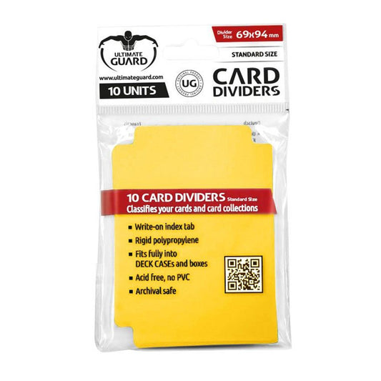 Isola dei Collezionisti - UGD010451 Ultimate Guard Card Dividers Standard Size Yellow (10) - 1